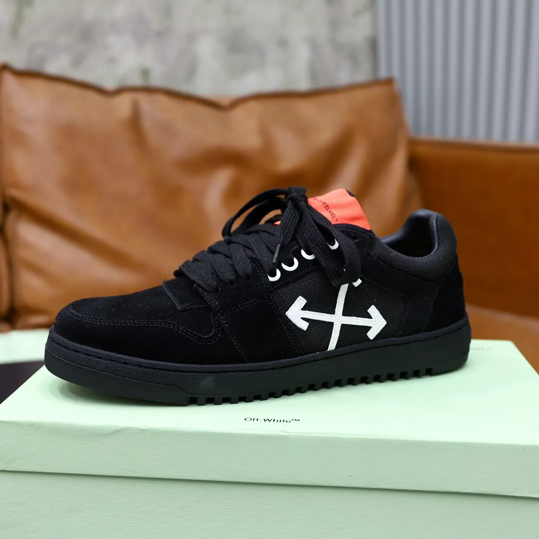 Men's shoes: 462💰💶【off-white】👫 Original one-to-one replica, high-end quality🥳The latest model has not been listed on the official website yet, the top version. Fabric: Imported original leather splicing Lining: Imported breathable mesh Outsole: Original rubber soft, light and wear-resistant Outsole Male 38-44 (customized for 45 and 46)